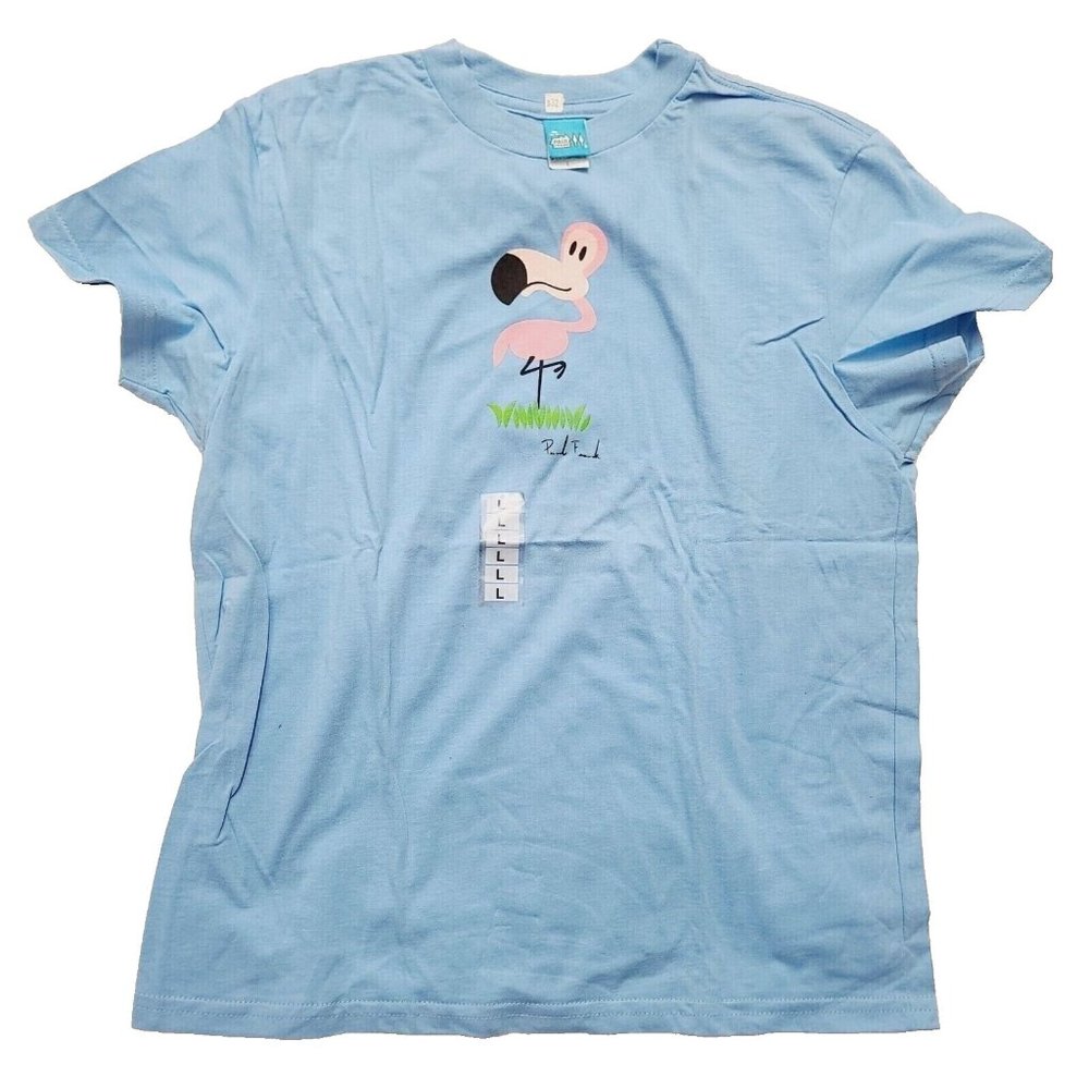 Vintage Paul Frank Tshirt, Womens, Arthur the Flamingo, Blue, Large - Picture 2 of 4